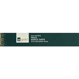 Woolworths Gold Gin Infused Fruit Mince Tarts With Davidson Plum
