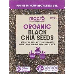 Macro Organic Black Chia Seeds