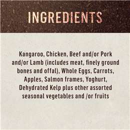 Dr B S Dr B's Barf Kangaroo Recipe Frozen Cat Food