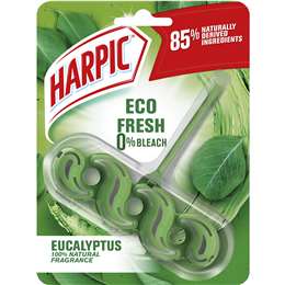 Harpic Eco Fresh Eucalyptus Toilet Cleaner Block 1 Pack