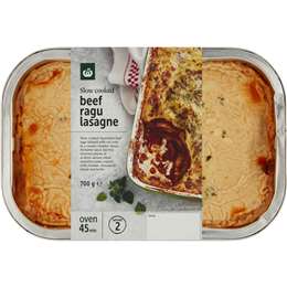 Woolworths Slow Cooked Beef Ragu Lasagne Null