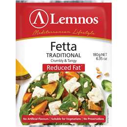 Lemnos Reduced Fat Fetta Traditional Crumbly & Tangy