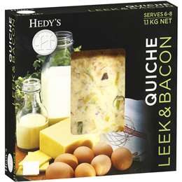Hedy's Quiche Leek & Bacon Chilled Meal