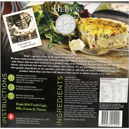 Hedy's Quiche Leek & Bacon Chilled Meal