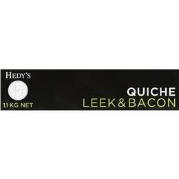 Hedy's Quiche Leek & Bacon Chilled Meal
