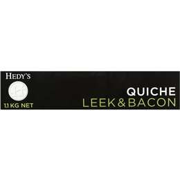 Hedy's Quiche Leek & Bacon Chilled Meal