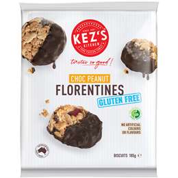 Kez's Kitchen Kitchen Gluten Free Choc Peanut Florentines
