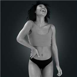U By Kotex Thinx Period Underwear Black Bikini Size 10
