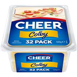 Cheer Colby Cheese Slices