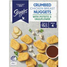 Steggles Chicken Breast Nuggets With Potato & Cauliflower 400g | Woolworths