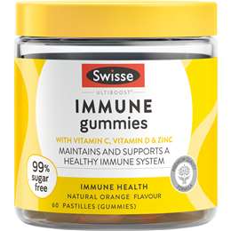 Swisse Ultiboost Immune Gummies For Immune System Support 60 Pack