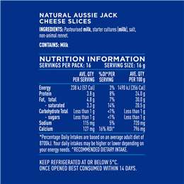 Cheer Aussie Jack Burger Slices 