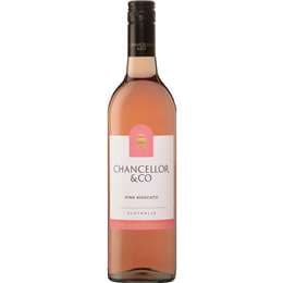 Chancellor & Co Pink Moscato Bottle