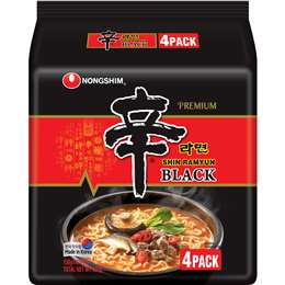 Nongshim Shin Black 4 Pack