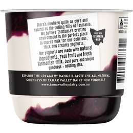 Tamar Valley The Creamery Greek Style Yoghurt Blueberries & Cream