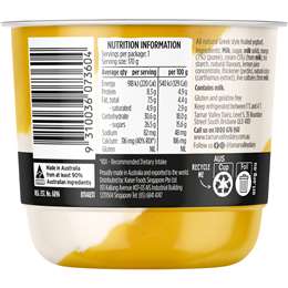 Tamar Valley Dairy Yoghurt Mango & Cream 170g | Woolworths