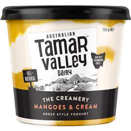Tamar Valley Dairy Yoghurt Mango & Cream Yoghurt Mango & Cream