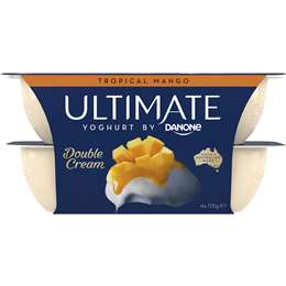 Ultimate Danone Double Cream Yoghurt Mango