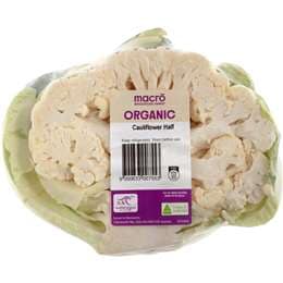 Macro Fresh Cauliflower Half Organic