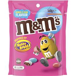 M&m's Bubblegum Flavour Bag 160g