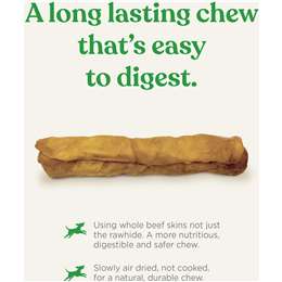Open Paddock Natural Skins Beef Roll Large Dog Chew