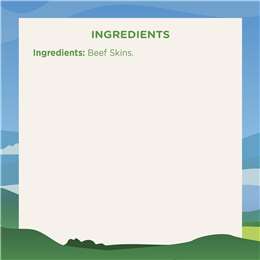 Open Paddock Natural Skins Beef Roll Large Dog Chew