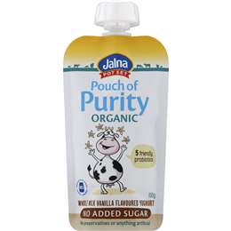 Jalna Pouch Of Purity Vanilla Yoghurt