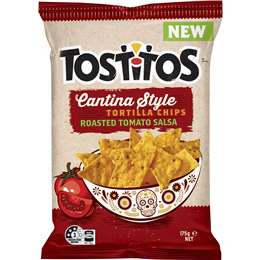 Tostitos Cantina Style Tortilla Chips Roasted Tomato Salsa 175g