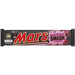 Mars Chocolate Bar Raspberry Smash Flavour 47g