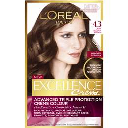 L'oreal Paris Excellence Creme 4.3 Dark Golden Brown Each | Woolworths