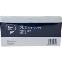 Paperclick DL Envelopes Peel & Seal Dl