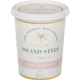 Nakula Island Style Organic Coconut Milk Yoghurt Strawberry