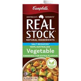 Campbell's Real Stock Vegetable Salt Reduced Liquid Stock