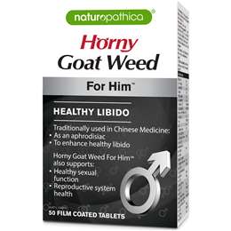 Naturopathica Horny Goat Weed Tablets For Him 50 Pack