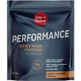 Keep It Cleaner Performance Whey High Protein Powder Salted Caramel 500g