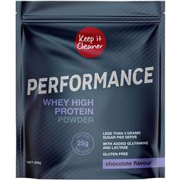 Keep It Cleaner Performance Whey High Protein Powder Chocolate Flavour 500g