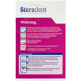 Steradent Denture Cleaning Tablets Extra Strength Intensive Whitening