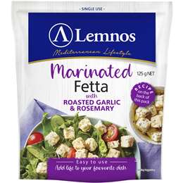 Lemnos Marinated Fetta Pouch Garlic & Rosemary