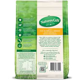 Natures Gift Adult Dry Dog Food Toy & Small Breed Chicken & Vegetables