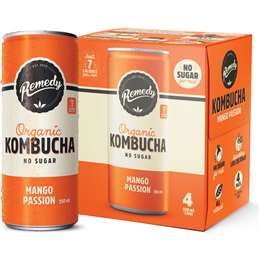Remedy Organic Kombucha Mango