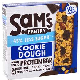 Sam's Pantry Cookie Dough Low Sugar Protein Bars