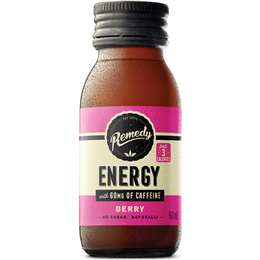 Remedy Energy With Caffeine Berry Shot 60mL