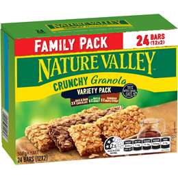 Nature Valley Crunchy Family Variety Granola Bars 42g x 12 pack