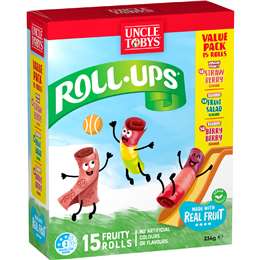 Uncle Tobys Rollups Value 15 pack