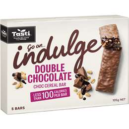 Tasti Indulge Double Chocolate Bar 5 Pack