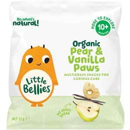 Little Bellies Organic Pear & Vanilla Paws