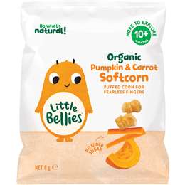 Little Bellies Organic Pumpkin & Carrot Softcorn