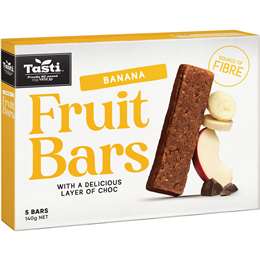 Tasti Fruit Bars Banana 5 Pack