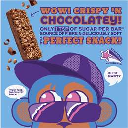 Messy Monkeys Choc Rice Puff Bars 