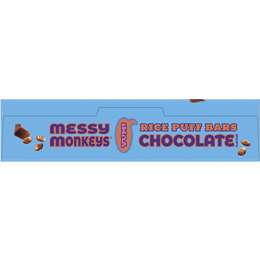Messy Monkeys Choc Rice Puff Bars 